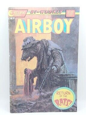 Airboy #19 Eclipse Comics 1987 Return of the Rats Vintage Comic Book